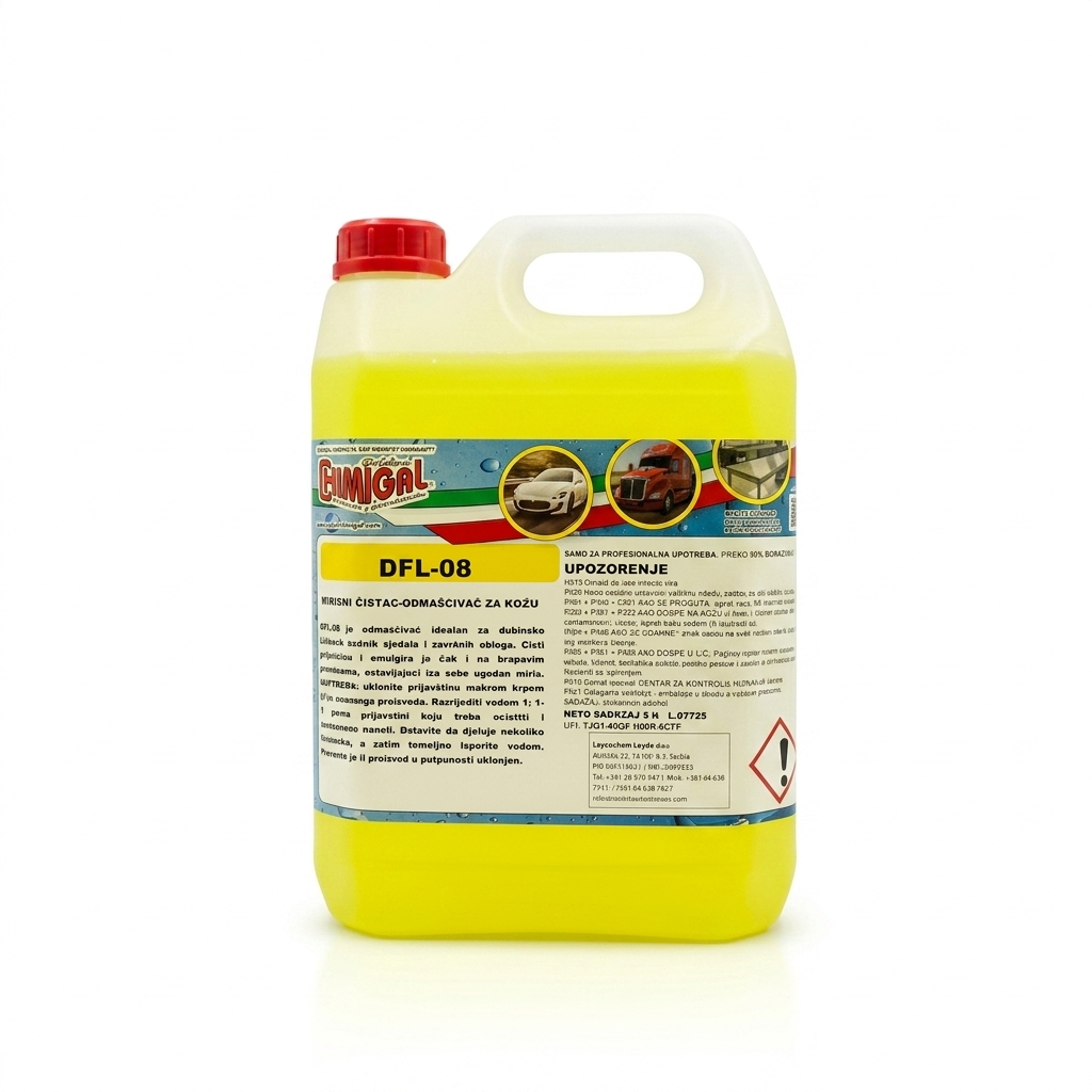 Čistač kožnih sedišta — koncentrat 5 kg — DFL-08