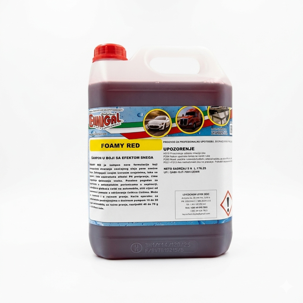 GOLDEN CHIMIGAL pena u boji za pranje automobila — Foamy Red