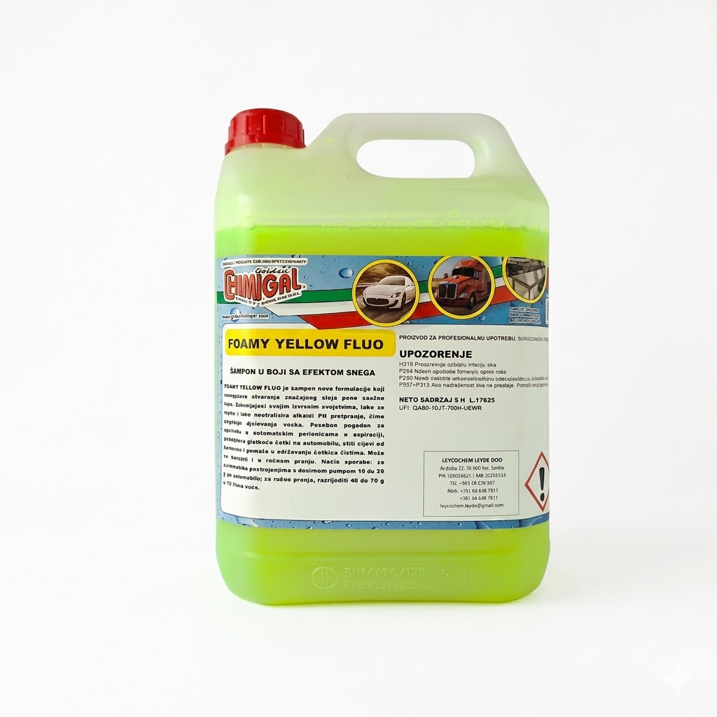 GOLDEN CHIMIGAL pena u boji za pranje automobila — Foamy Yellow Fluo